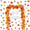 Guirnalda Otoño Hojas de Arce 2pcs Otoño Colgando Deja 170cm con 4 Ganchos para Interior Boda al Aire Libre Acción de Gracias Cena Fiesta Halloween Chimenea Decoración Navideña