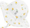 Jan & Jul Baby Sonnenhut für Mädchen, UV-Schutz UPF 50+ (S: 0-6 Monate, Yellow Flower)