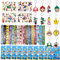 Party Mitgebsel Kindergeburtstag Mario Gastgeschenke Mitgebsel Set, 42 Stück Mario Party Mitgebsel Mit, Sticker, Schlüsselanhänger, Geschenktüten, Kindergeburtstag, Mario Kleine Geschenke für Kinder