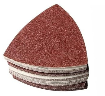 Generisch 100 Stück Delta-Schleifdreiecke 80x80mm, Schleifpapier Für Dreieckschleifer, Staubfrei (Größe : 60#)