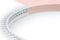Rails d'angle en PVC pour cloisons sèches - 24 m - Pour arcs arrondis - PVC 90°