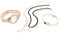 Fydun Damen-Schmuckset, Uhr, Armband, Halskette, Ehefrau, Freundin, Jahrestag, Geburtstag, Roségold Aufgetragen, Familie (Roségold)