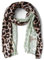 STREET ONE Damen A572634 Langer Schal mit Leo-Muster, Light Mint Green, A