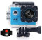 BSLVWG 4K Action Camera 20MP WiFi 30M Waterproof Sports Camera Underwater Camera for Vlog With Ultra HD 170°Wide-Angle 2.4G Remote Control Anti-Shake 2.0'' LCD Screen with Accessories Kit (Blue)