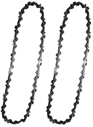 SONGMIky 10 Inch Chainsaw Guide Bar Chain Combo Replacement Chain For WORX WG309 For Sun For Joe SWJ803E SWJ807E - 3/8'' .050'' 40 Drive Links(2Pcs 10-inch Chain)