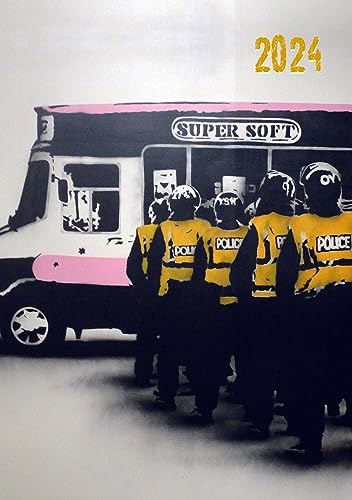 Banksy 2024 - Tischkalender: Original Gifted Stationery-Desk Diary [Wochenkalender]