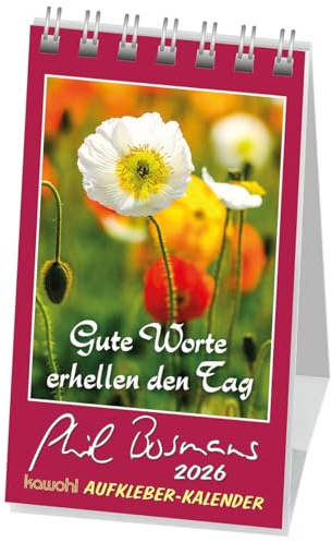 Gute Worte erhellen den Tag 2026: Mini-Aufkleber-Kalender