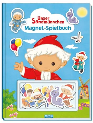 Trötsch Unser Sandmännchen Magnet-Spielbuch Pappenbuch mit Magneten: Kinderbuch Beschäftigungsbuch Entdeckerbuch Puzzlebuch