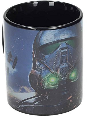 SD TOYS Star Wars Taza Death Trooper, Cerámica, Negro, 13 cm