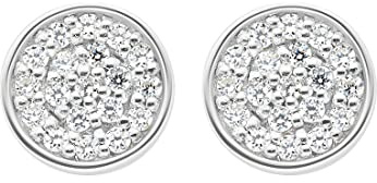 JETTE JETTE Damen-Ohrstecker 925er Silber rhodiniert 38 Zirkonia