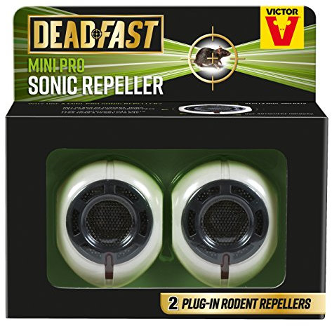 Deadfast Mini Pro Rat and Mouse Sonic Repeller, Twin Pack
