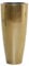 VIVANNO Pflanzkübel Pflanzgefäß Blumenkübel Fiberglas City Gold Metallic - 80x37