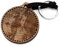 NaturSchatulle Schlüsselanhänger aus Holz mit Fotogravur und Text aus Nussbaumholz mit Edelstahl Schlüsselring Band Schlüsselbund Geschenkidee