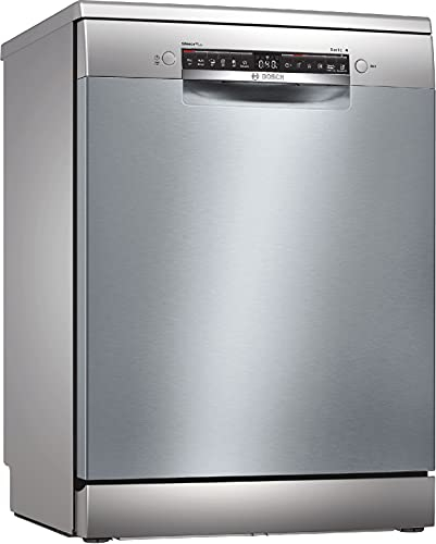 Bosch Elettrodomestici SMS4HCI52E Serie 4 - Lavavajillas de libre posicionamiento, 60 cm, color inoxidable