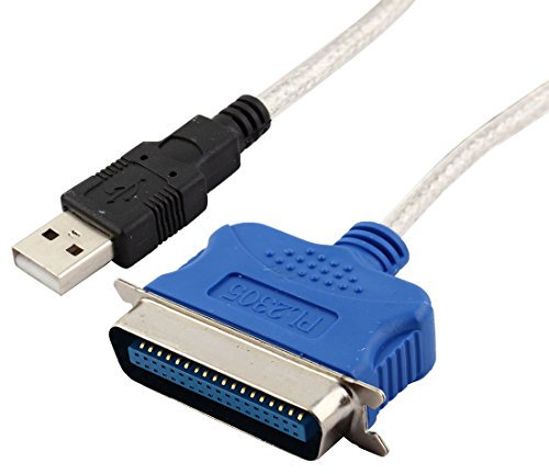 Ruilogod USB A 36 PINS POR PUERTO PARALELO Adaptador adaptador cable cable de Z709 IEEE1284 para impresora