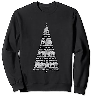 Weihnachtsbaum Pi Mathe Zahlen Nerd Weihnachten Sweatshirt