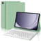 Funda Teclado Samsung Galaxy Tab A8.7'' - Teclado Bluetooth Desmontable para A9 con Ranura para bolígrafo, Verde Claro