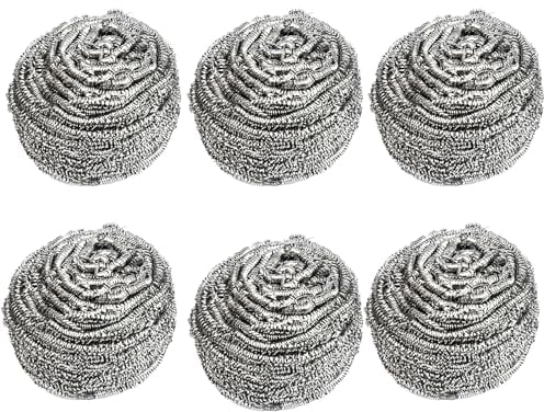 Babbblisio 6 Pcs Kettle Descalers Wire Ball kettle descaler balls Stainless Steel Kettle Descaler Ball kettle limescale ball Steel Wire Rust Remover Cleaning limescale kettle descaler ball