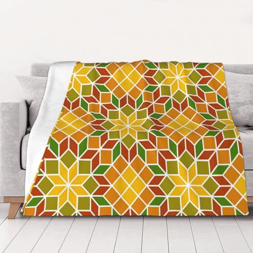 ASKFNASDKMFN Marokkanische Überwurfdecke für Couch, Sofa, Bett, 76 x 102 cm