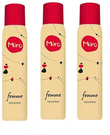 Miro FEMME Deospray 3 x a 100 ml (300 ml)