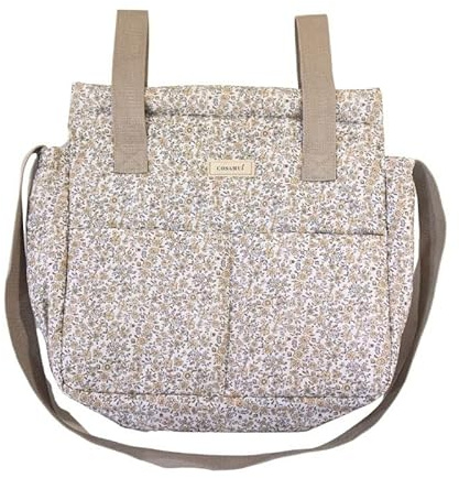 Cosamui Bolso para Carro de bebé de Paseo - Universal - Gran Capacidad - Bolsillos Exterior e Interiores (Ecru)