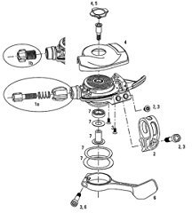 Sram MTB X0 Select Trigger rechts Cover Kit Orange orange NA