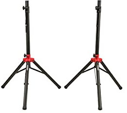 Fender Compact Speaker Stands with Bag, Black
