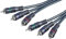 PremiumCord Cavo RCA HQ, 3 Connettori RCA su 3 Connettori, Cavo di Collegamento Audio Video di Qualità, Stereo, per TV, Telefoni Cellulari, MP3, HiFi, Colore Nero, 2 m