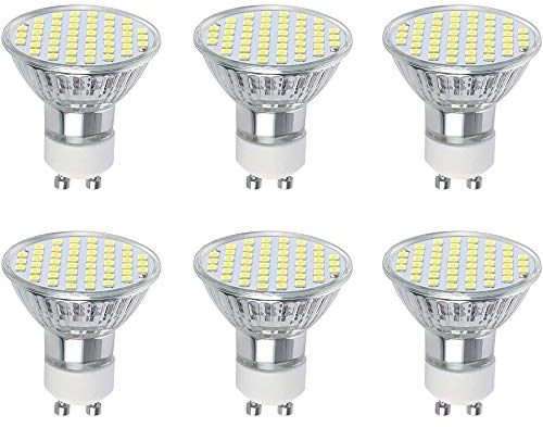 Vicloon GU10 LED Lampe, 6er-Pack, 3W, 300 Lumen, 6500 Kelvin, AC220-240V, Weißes Licht, Ersetzt 30W Halogenlampen, 120° Strahlwinkel, Nicht Dimmbar