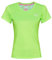 BIDI BADU Damen Eve Tech Roundneck Tee, Neongrün, XS