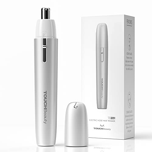 Nasenhaarschneider Frauen, TOUCHBeauty Nasenhaartrimmer Frauen, Ohrenhaartrimmer, Gesichtshaarschneider Damen, Schmerzfreie Augenbrauen Trimmer Frauen für Gesicht Lippen Kinn