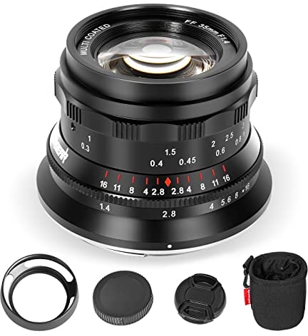 PERGEAR 35mm F1.4 Vollformat-Objektiv mit manueller Fokussierung, kompatibel mit spiegellosen Vollformat-Nikon-Kameras mit Z-Mount Z5, Z6, Z7, Z6II, Z7II, Z9