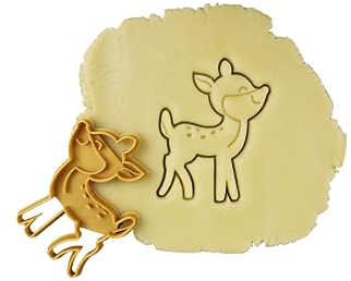 3DKOUPE - Emporte-pièce Biche - Thème Animaux de la forêt - Couleur au choix - Conçu et fabriqué en Europe