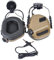 TS TAC-SKY Tactical Pickup Rauschunterdrückung Headset Helm Typ Kommunikation Schießtraining Mit Schutz Ohrenschützer Für CS, Paintball, Jagd Spiele (Color : T)
