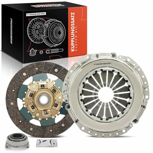 Frankberg Kupplungssatz mit Ausrücklager Kompatibel mit Civic IX FB FG 1.3L 1.8L 2012-2016 Kupplungsset Civic VIII Hatchback FK FN 1.3L 1.8L 2005-2011 Replace# 22810-PLW-003
