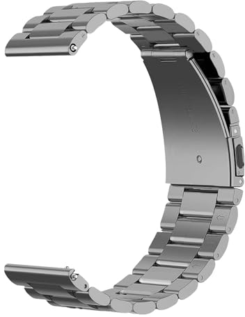 OcioDual Bracelet de Montre Homme Bracelet Métallique Acier Inoxydable Couleur Gris 22mm Bracelet Montre, Montre homme, Bracelet Homme, Bracelet Montre Connectée Bracelets Universels