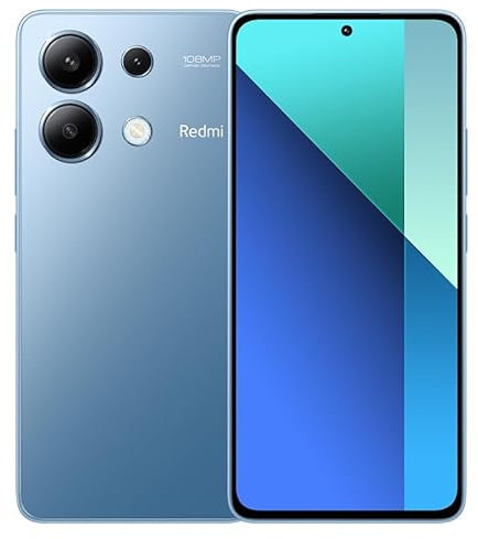 Xiaomi Smartphone Redmi Note 13, versione Global, 8+128 GB Blue Snapdragon 685 6.67 AMOLED Display 5000mAh 33W Fast Charging