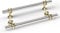 goldenwarm 10 Pack Brushed Satin Nickel Kitchen Handles 128mm Hole Centers Kitchen Cabinet Handles Silver Drawer Pulls