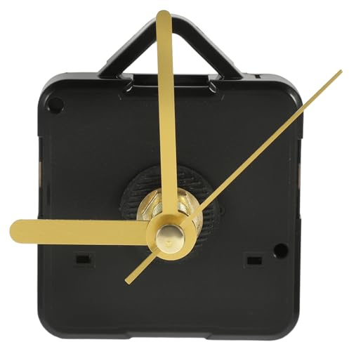 DOITOOL 1 Satz DIY leises Wanduhrwerk Teile Herstellung kleine Wanduhren Weckermechanismus schlau Welle Wanduhr Mechanismus Uhrwerk und Uhrzeiger-Kit Bausatz Uhrwerk Ersatz-Uhrwerk Plastik