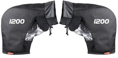 WUYUEY Warme Motorrad Lenkerhandschuhe Für Du&Cati Für Monster 1200 Motorrad-Lenkerhandschuhe wasserdichte Warme Winter-Lenkerhandschuhe(E)