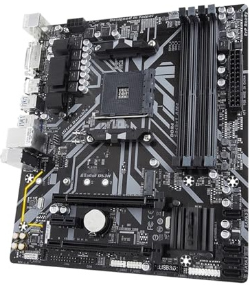 Scheda madre Scheda madre for PC desktop Fit For Gigabyte GA-B450M DS3H for AM4 Ryzen 3/5/7/9 1a, 2a e 3a generazione Athlon USB3.1 HDMI M.2 B450 Micro-ATX