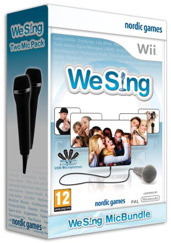 We Sing with 2 Logitech USB Microphones