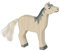 Holztiger Pferd, Kopf hoch, graue M�hne, 80360