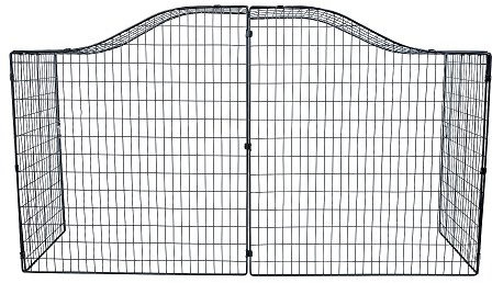 Safetots Barrera de Seguridad para Chimeneas con Diseño Moderno, Para Niños y Mascotas, ancho de 144 cm, Instalación Fácil, Protección para Bebés y Niños Pequeños