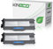 Kineco 2 Toner kompatibel für TN-2120 für Brother DCP-7030, HL-2140, MFC-7320, HL-2150, HL-2170, MFC-7320 - Schwarz je 2.600 Seiten