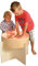 EDUPLAY 110334 Standfuss zu Leuchtkübel, Holz