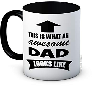 This is What an Awesome Dad Looks Like - Lustig Hochwertigen Kaffeetasse