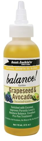 Traubenkernöl und Avocadoöl - Grapeseed & Avocado 118 ml - Aunt Jackie's