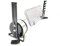 Tournebroche électrique plus avec broche acier inoxydable Assiette Cm 95 Paire fermacarne inoxydable Grille Broche 50 x 22