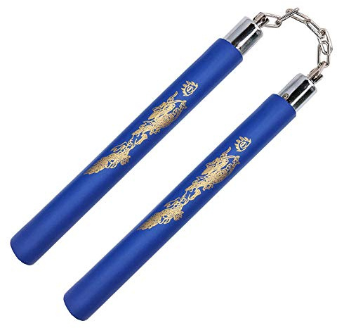 Hilmocho Nunchakus de Espuma Entrenamiento Práctico Nunchucks de Artes Marciales Nunchakus para Niños Adultos y Principiantes